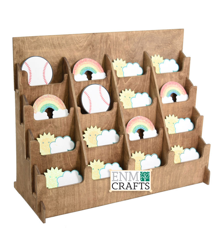 Wooden Sticker Display – Wholesale Plant Stickers